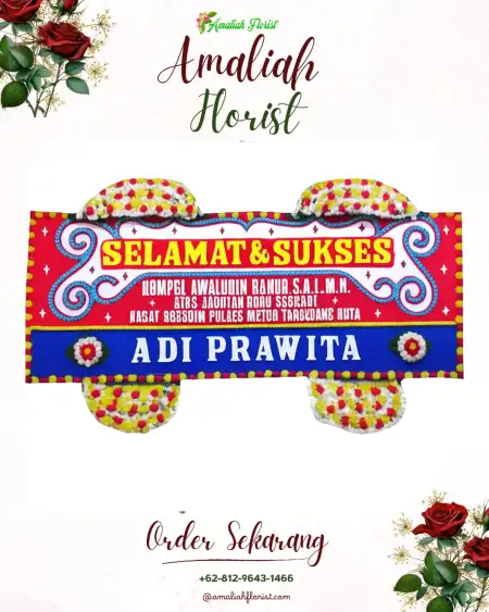 Papan Bunga Ucapan Selamat Jubang